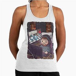 Case Playing Chameleon Racerback Tank Top