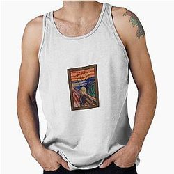 Meccha Chameleon Edvard Munch's The Scream Tank Top