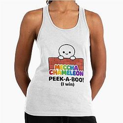 Meccha Chameleon I win Racerback Tank Top