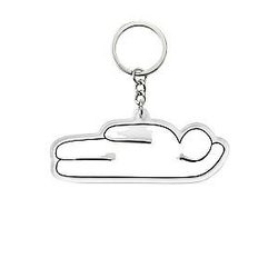 Minimalist Figure PTTT2108 Acrylic  Meccha Chameleon Keychains