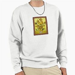 Meccha Chameleon Van Gogh Sunflowers Pullover Sweatshirt