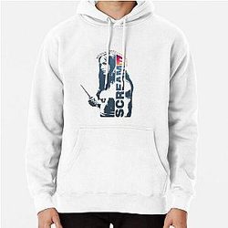 Scream 6 Melissa Barrera Sam Carpenter scary horror movie graphic design Pullover Hoodie