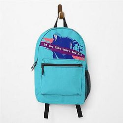 Scream 6 - Melissa Barrera - Jenna Ortega scary horror movie graphic design by Ironpalette Backpack