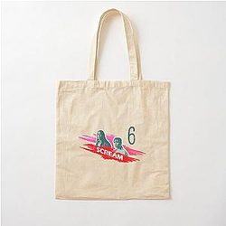 Scream 6 Melissa Barrera (Sam Carpenter) - Jenna Ortega scary horror movie graphic design by ironpalette Cotton Tote Bag