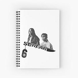 Of Scream 6 Melissa Barrera Sam Carpenter Jenna Ortega Tara Carpenter horror movie graphic design by Spiral Notebook
