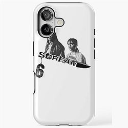 Scream VI Melissa Barrera Sam Carpenter Jenna Ortega Tara Carpenter scary horror movie by IronPalette iPhone Tough Case