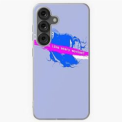 Scream 6 Melissa Barrera (Sam Carpenter) - Jenna Ortega (Tara Carpenter) scary horror movie graphic design by ironpalette Samsung Galaxy Soft Case