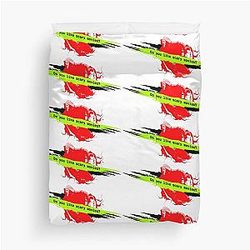Scream 6 Melissa Barrera Sam Carpenter Jenna Ortega Tara Carpenter scary horror movie graphic design by ironpalette Duvet Cover