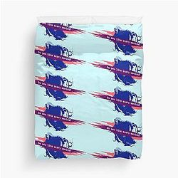 Scream VI Melissa Barrera Jenna Ortega scary horror movie graphic design by ironpalette Duvet Cover