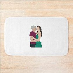 Anthony Ramos Melissa Barrera Bath Mat