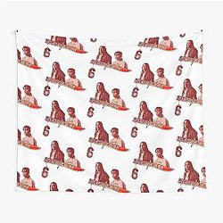 Scream 6 Melissa Barrera (Sam Carpenter) Jenna Ortega (Tara Carpenter) Scary Horror Movie Graphic Design by Ironpalette Tapestry