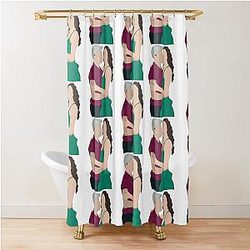 Anthony Ramos Melissa Barrera Shower Curtain