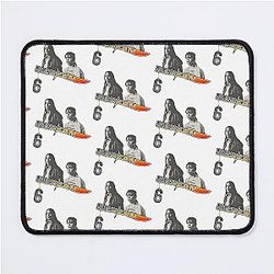 Scream 6 Melissa Barrera Sam Carpenter Jenna Ortega Tara Carpenter scary horror movie graphic design by ironpalette Mouse Pad