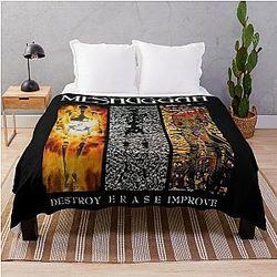Art Meshuggah Throw Blanket