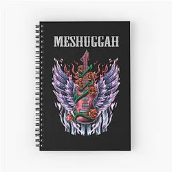 Art Meshuggah Spiral Notebook