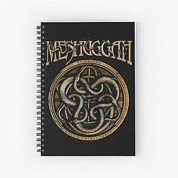 Art Meshuggah Spiral Notebook