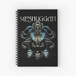 Art Meshuggah Spiral Notebook