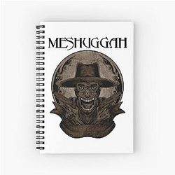 Art Meshuggah Spiral Notebook