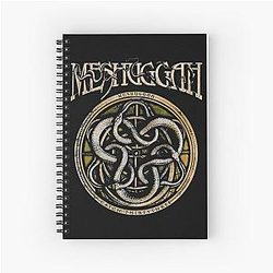 Art Meshuggah Spiral Notebook