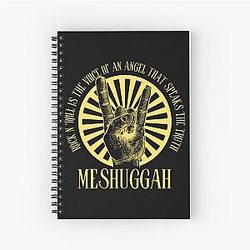 Art Meshuggah Spiral Notebook