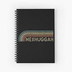 Art Meshuggah Spiral Notebook