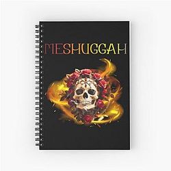 Art Meshuggah Spiral Notebook