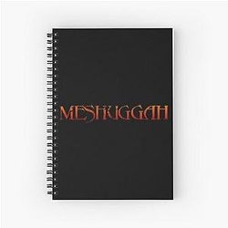 Art Meshuggah Spiral Notebook