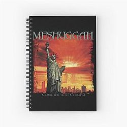 Art Meshuggah Spiral Notebook