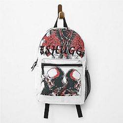 Meshuggah Lovers Skull Djent Band Metal Backpack