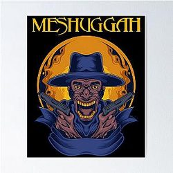 Day For Purple Meshuggah 80s Metal Poster