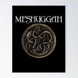 Meshuggah Band Snake – Progressive Metal Fan Poster