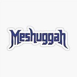 Meshuggah Classic T Shirt Sticker