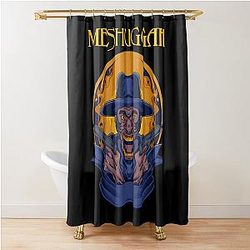 Day for Purple Meshuggah Metal Shower Curtain