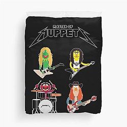 Master of Muppets - Muppets as Metallica Band Duvet Cover