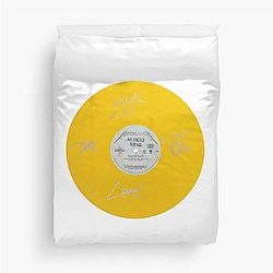 Metallica And Justice For All Album Vinyl Record Artwork Duvet Cover