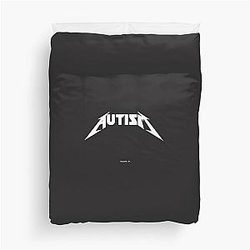 Autism Metallica parody duvet cover