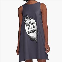 Metallica Nothing Matters A-Line Dress