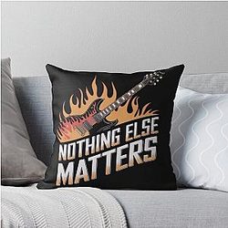 Nothing Matters by Metallica Throw Pillow