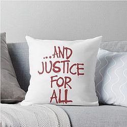 And Justice For All Metallica Throw Pillow