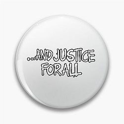 Metallica And Justice For All Pin