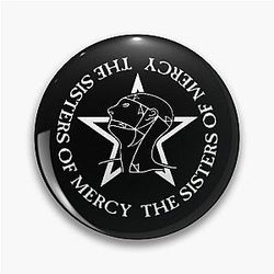 The Sisters of Mercy band Metallica band Slayer band Pin