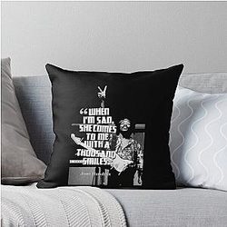 Rock Metallica Throw Pillow