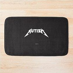 Autism Metallica parody Bath Mat 

cleaned title: Autism Metallica Bath Mat