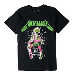 Metallica Electric Chair Glow-In-The-Dark T-Shirt NTT079 Metallica T-Shirts