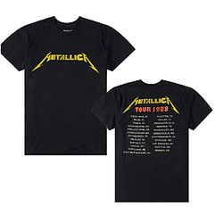 Metallica Logo Tour T-Shirt Metallica T-Shirts
