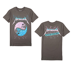 Metallica Fire & Ice Skulls T-Shirt NTT079 Metallica T-Shirts