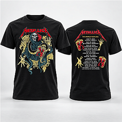 Metallica Tour Shirt 2026 NTT079 Metallica T-Shirts