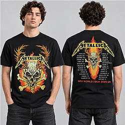 Metallica Tour Shirt 2026 NTT079 Metallica T-Shirts