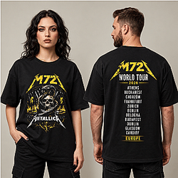Metallica Tour Shirt M72 2026 NTT079 Metallica T-Shirts
