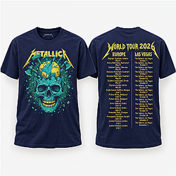 Metallica Tour Shirt M72 2026 NTT079 Metallica T-Shirts